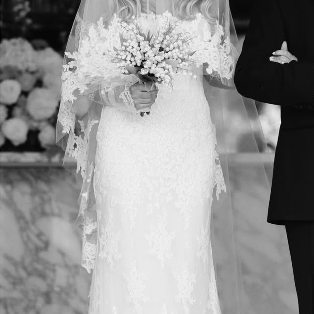Zuhair Murad White Lace Wedding Dress